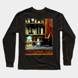 Two Mortar and Pestles and Glass Jar Long Sleeve T-Shirt